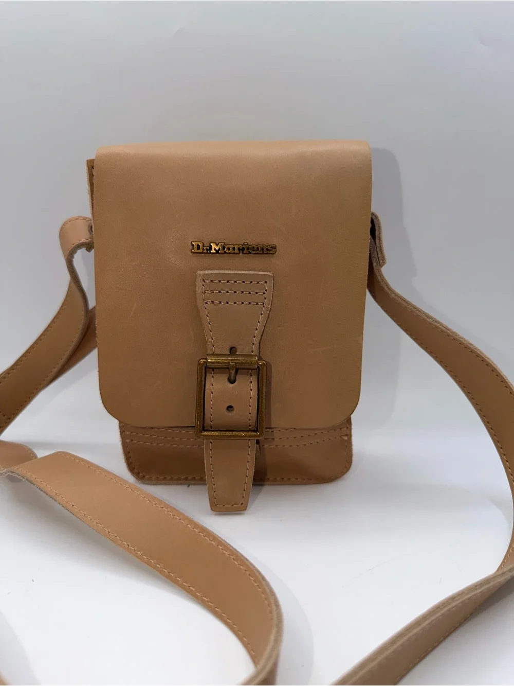 Dr. Martens Carrara Leather Vertical Crossbody Bag